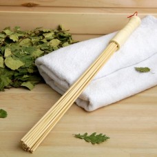 Веник для бани банный бамбуковый, малый