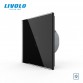 Выключатель сенсорный LIVOLO Touch Control Glass одноклав. черн