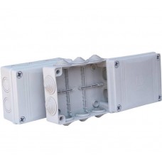 Коробка распаячная для открытого монтажа с резиновыми вводами 140*190*55 KSC 11-308